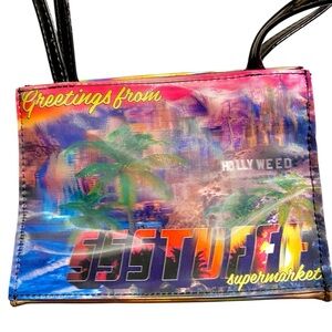Hollyweed Colorful Graphic Handbag Los Angeles Hollywood Purse